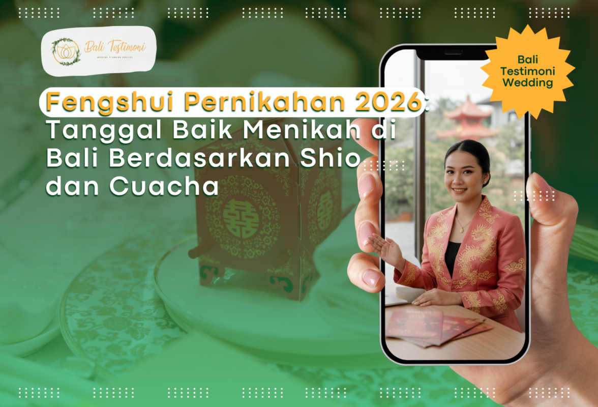 Fengshui Pernikahan 2026: Tanggal Baik Menikah di Bali Berdasarkan Shio dan Cuacha